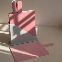 Plastic Cutting Board Set – 4 Pcs